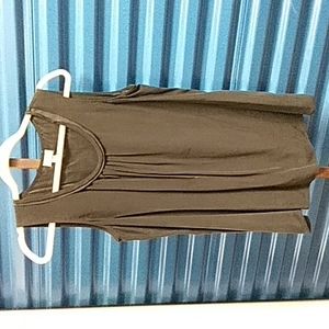 JJill Black Silk Sleeves Tp